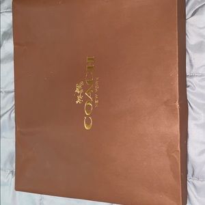 COACH BROWN AUTHENTIC LEATHER CROSSBODY